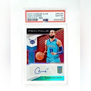 2019 Donruss Elite Cody Martin Card